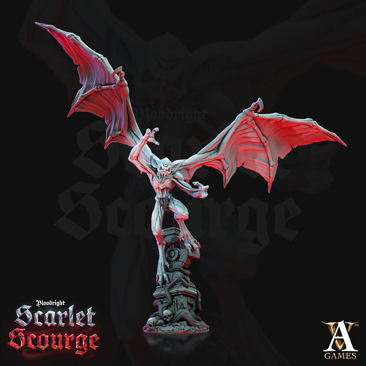 Sanguinite Ghoul TTRPG Miniature Archvillain Games Vampires