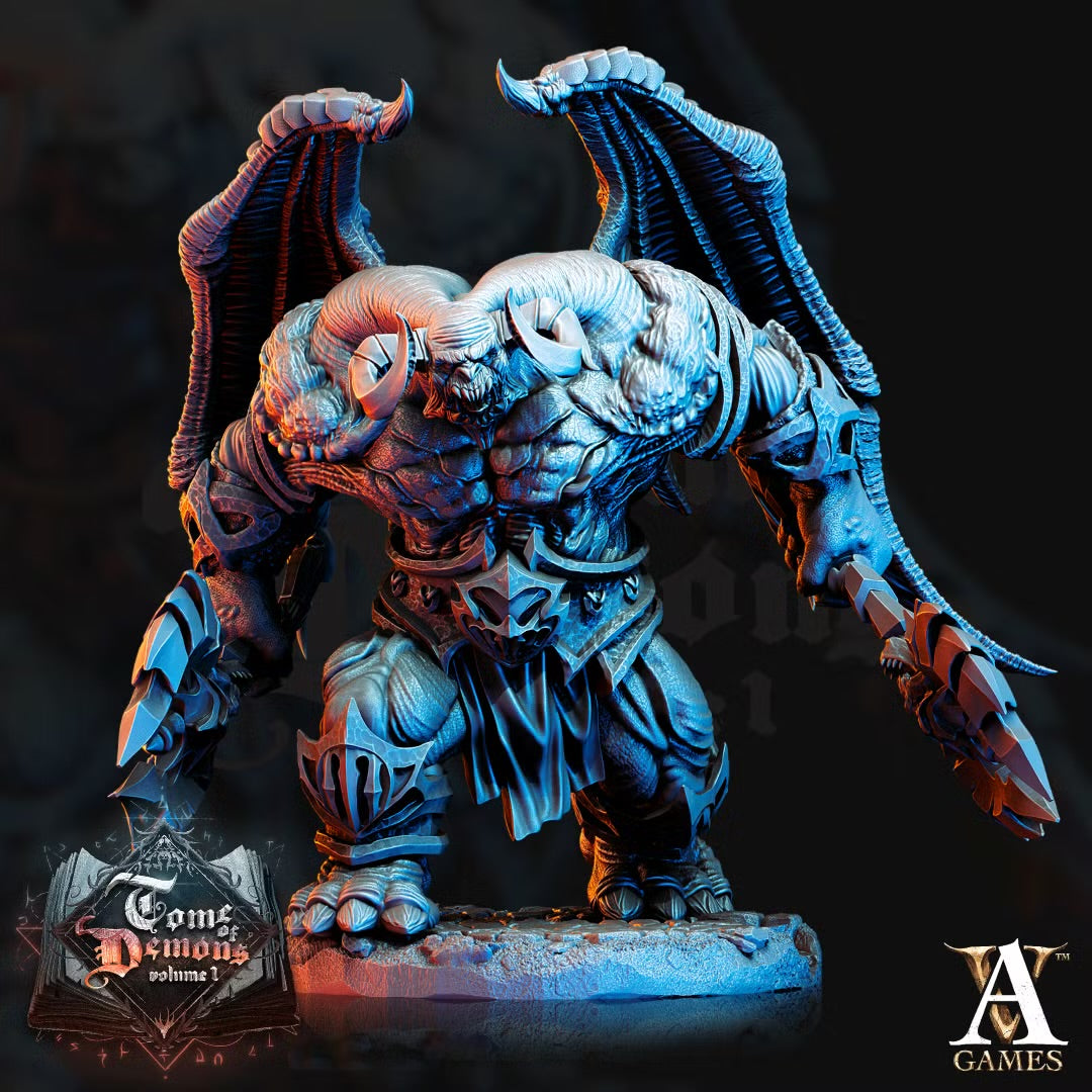 Outworld Crusher TTRPG Miniature Archvillain Games Demons
