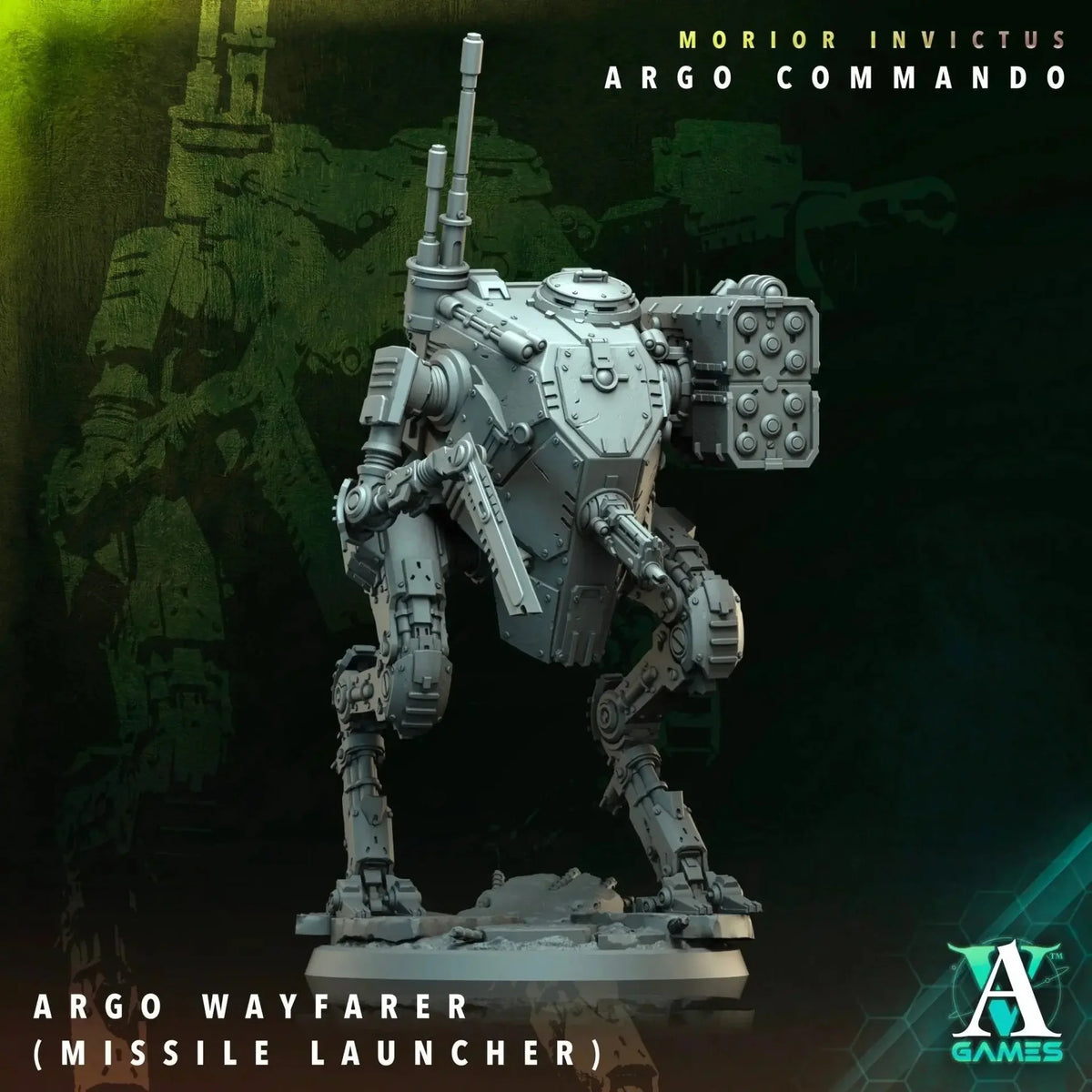ARGO Wayfarer Terran Alliance TTRPG Miniature Archvillain Games Sci-Fi