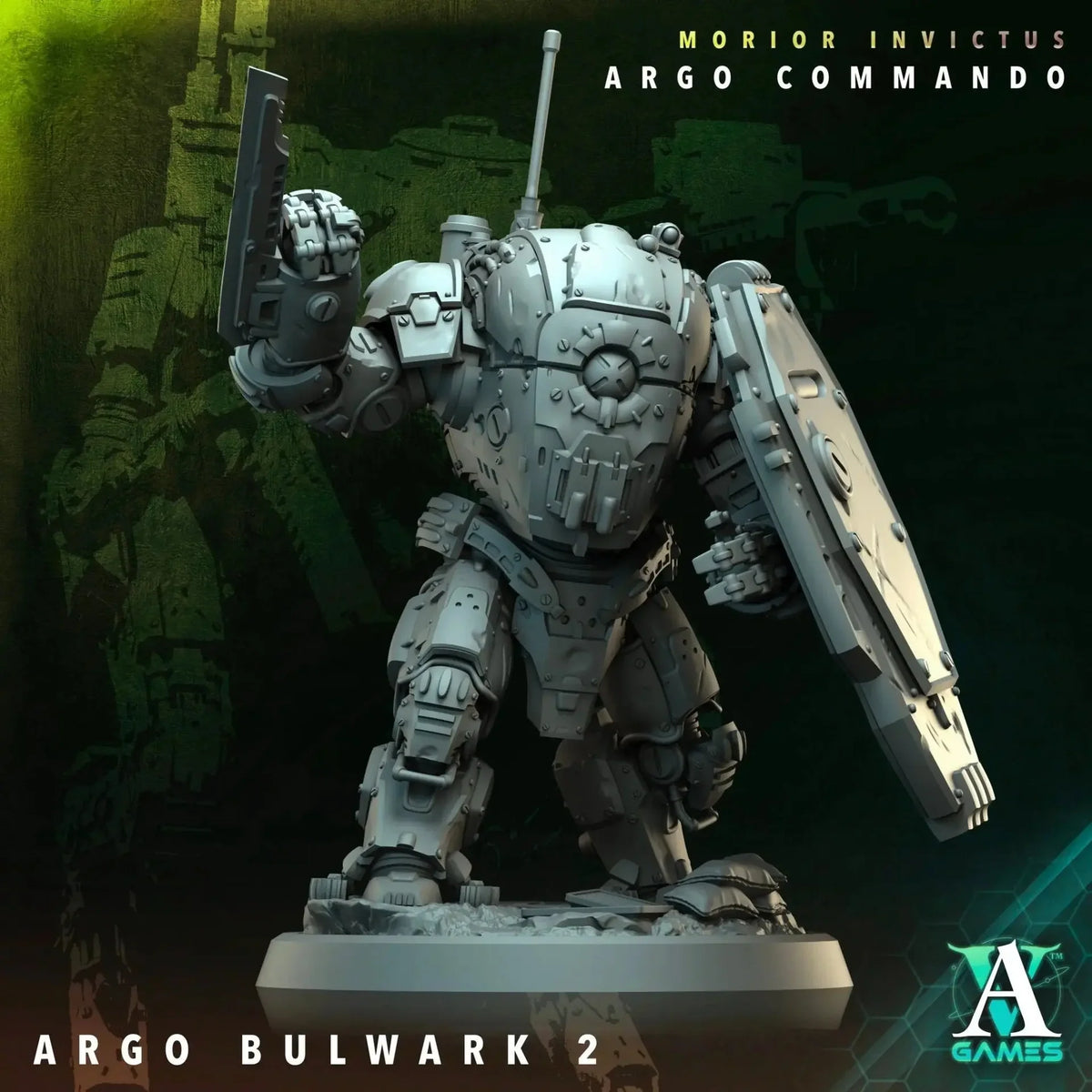 ARGO Bulwark Terran Alliance TTRPG Miniature Archvillain Games Sci-Fi