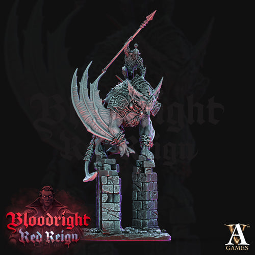 Batwarg Rider TTRPG Miniature Archvillain Games Vampires