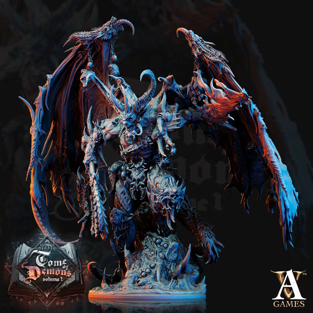 Armaros Chaos Incarnate TTRPG Boss Miniature Archvillain Games Demon