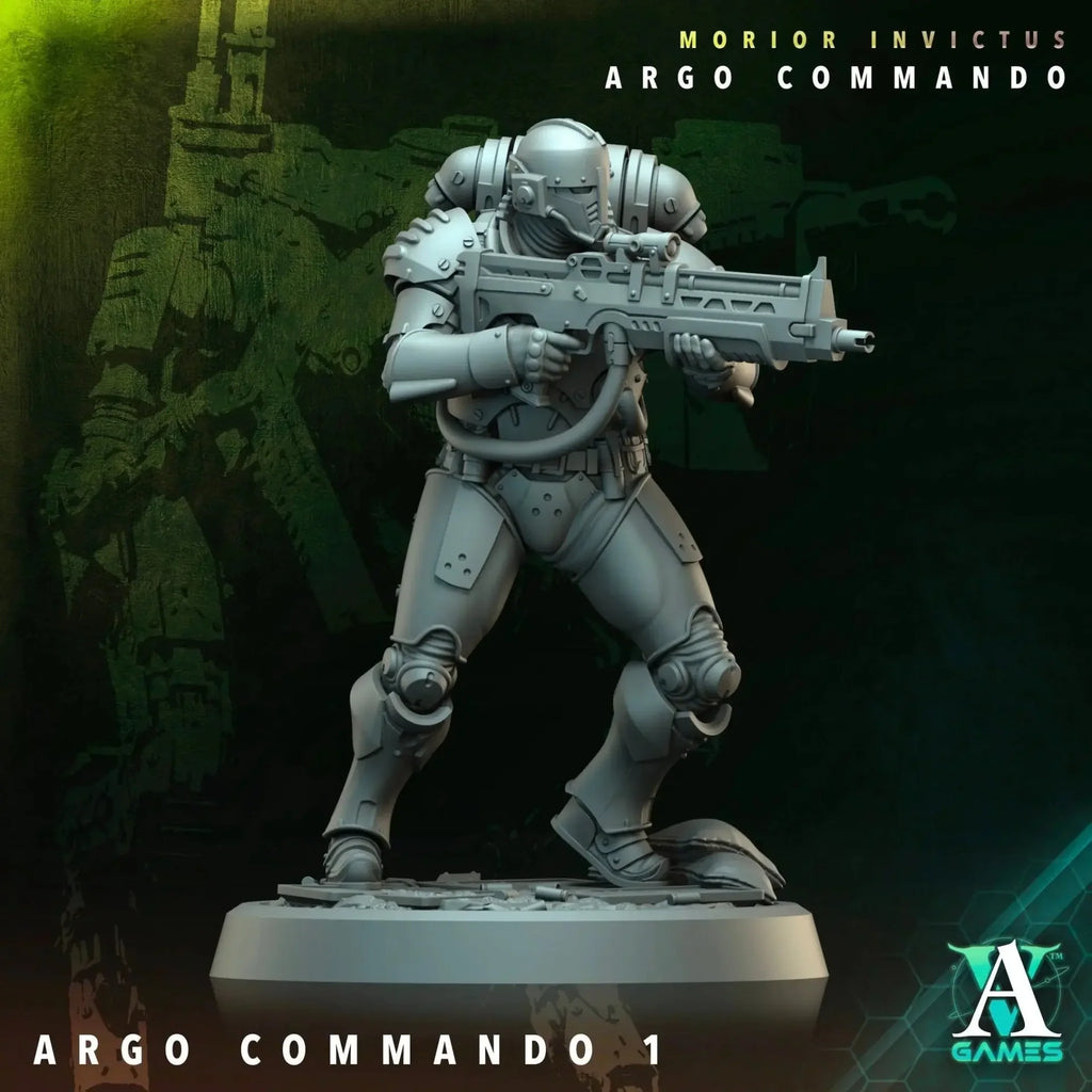ARGO Commando Terran Alliance TTRPG Miniature Archvillain Games Sci-Fi