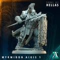 Myrmidon Aigis Sons of Hellas TTRPG Miniature Archvillain Games Sci-Fi