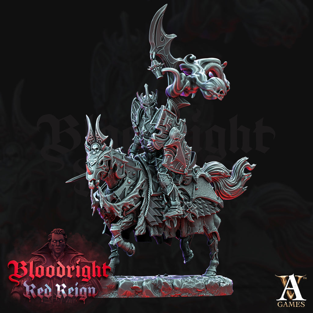 Dread Hussar Vampire Calvary TTRPG Miniature Archvillain Games Vampires