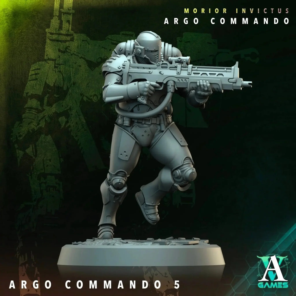 ARGO Commando Terran Alliance TTRPG Miniature Archvillain Games Sci-Fi