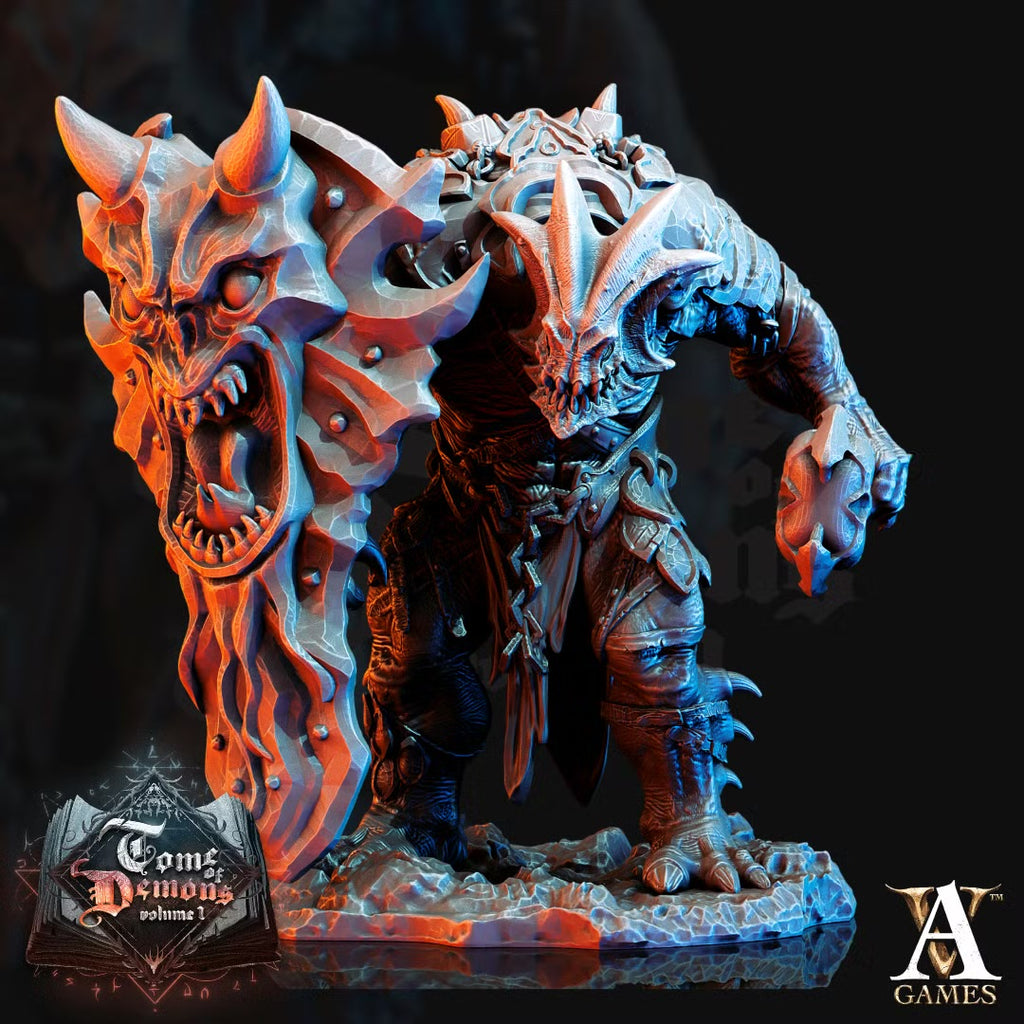 Outworld Vanguard Demonspawn TTRPG Miniature Archvillain Games Demons