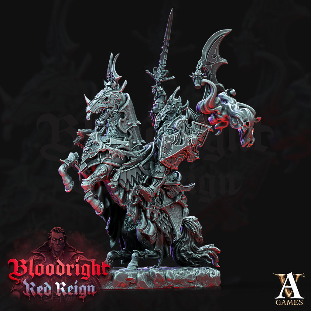 Dread Hussar Vampire Calvary TTRPG Miniature Archvillain Games Vampires