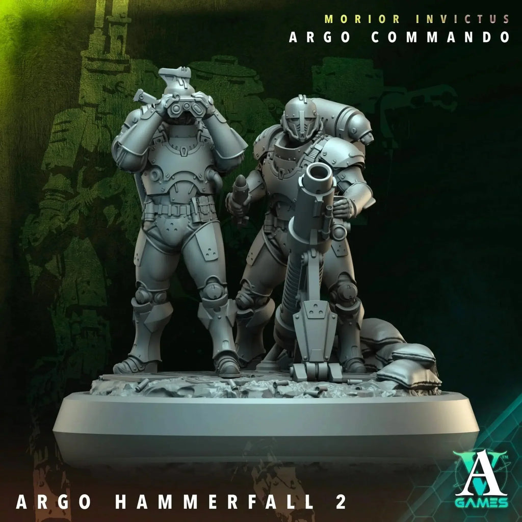 ARGO Hammerfall Terran Alliance TTRPG Miniature Archvillain Games Sci-Fi