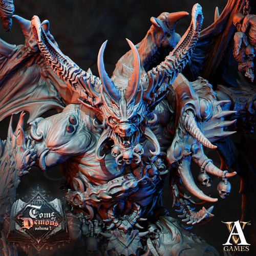 Armaros Chaos Incarnate TTRPG Boss Miniature Archvillain Games Demon