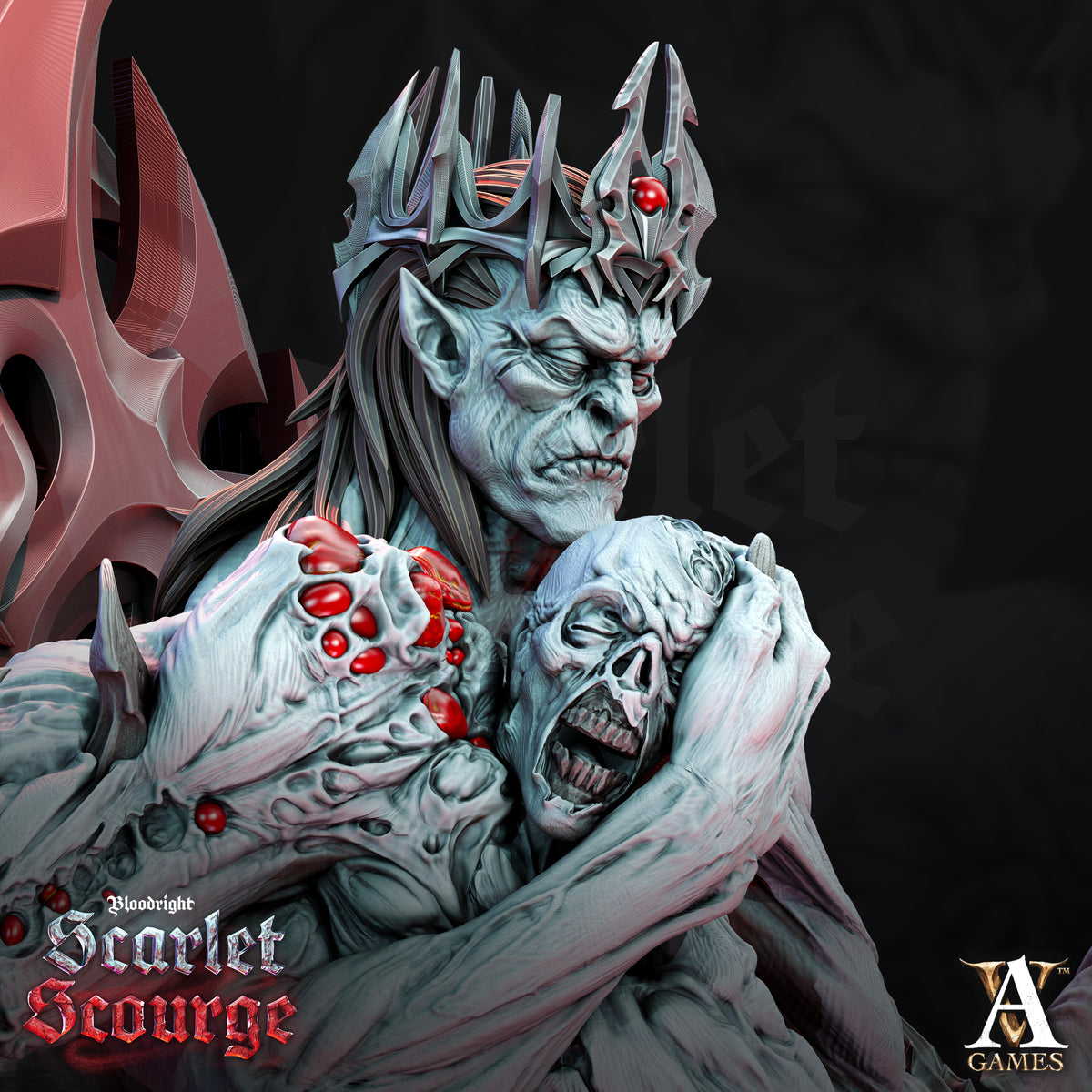 Kain The Eternal Vampire Lord TTRPG Miniature Archvillain Games Vampires