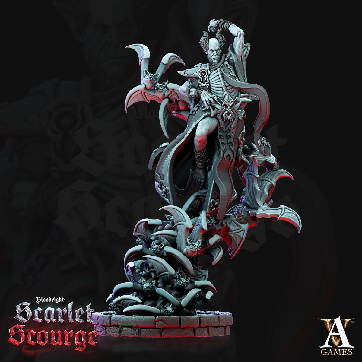 Vermilach TTRPG Miniature Archvillain Games Vampires