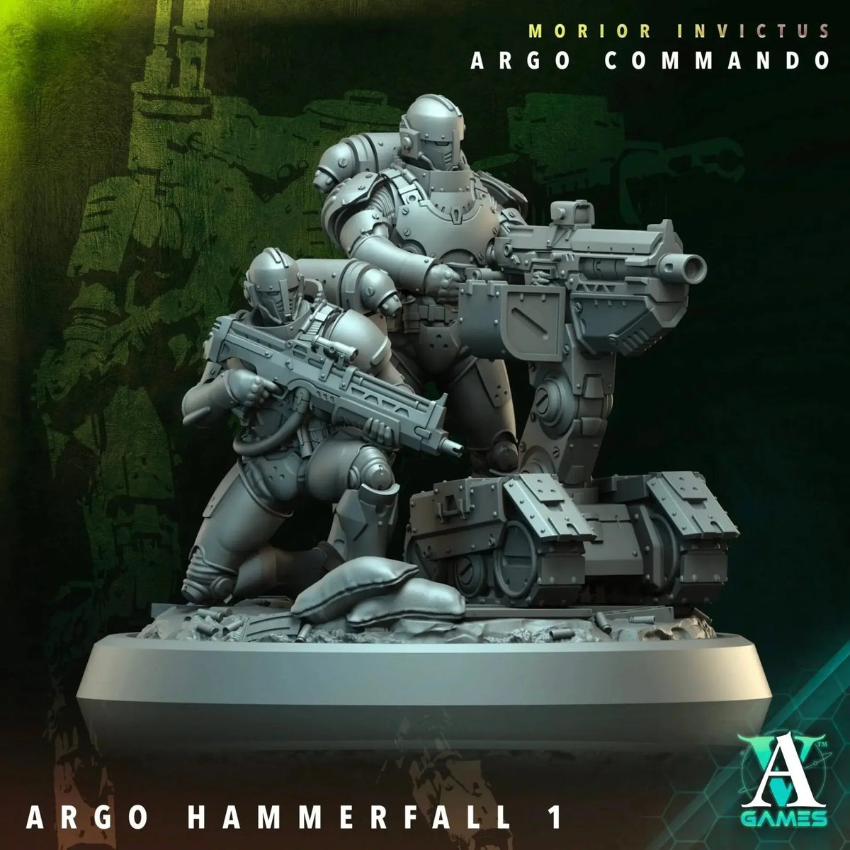 ARGO Hammerfall Terran Alliance TTRPG Miniature Archvillain Games Sci-Fi