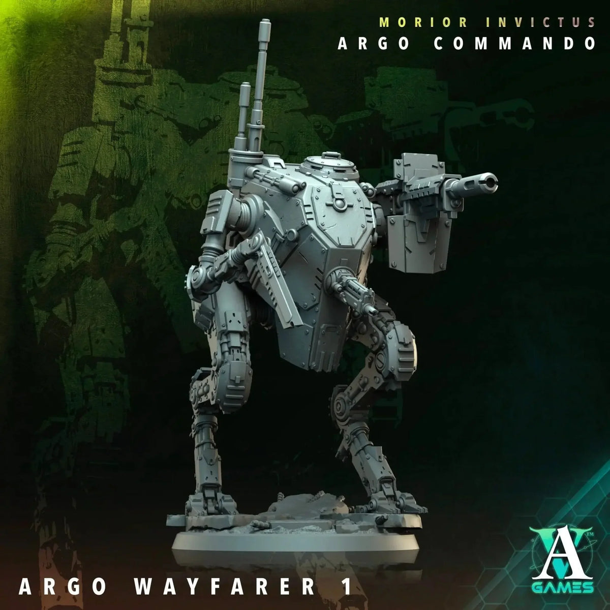 ARGO Wayfarer Terran Alliance TTRPG Miniature Archvillain Games Sci-Fi