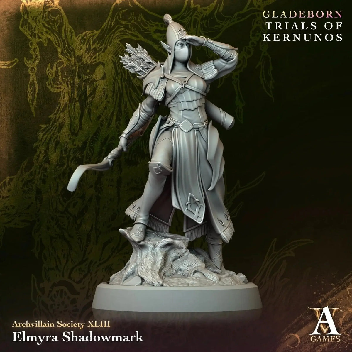 Elmyra Shadowmark TTRPG Miniature Archvillain Games Society