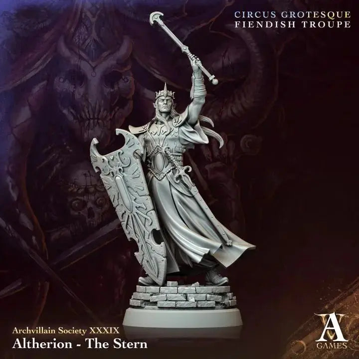 Altherion The Stern TTRPG Miniature Archvillain Games Society
