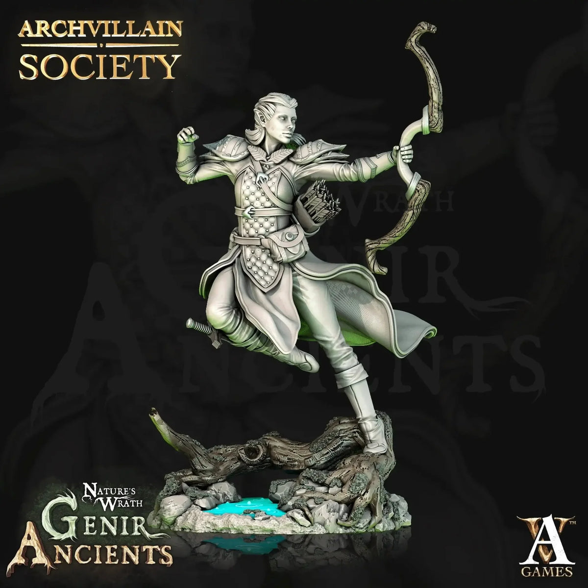 Alavara Zinbella TTRPG Miniature Archvillain Games Society