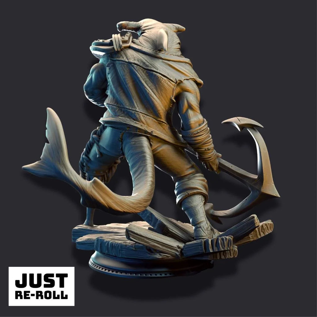 Baz “Smiley” Armstrong Shark Enforcer TTRPG Miniature DM Stash